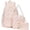 Pink, variant on Cut Coquette Bow Backpack for Girls 3 Piece Set Laptop Daypack Lightweight Adjustable Straps, Back to School Backpack, For Work School Commute Travel, Fashion Bookbag Blue