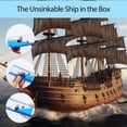 thumbnail image 4 of Toorise Unsinkable Boat in a Box Acrylic Unsinkable Ship Decorative Unsinkable Ship Transparent Unsinkable Cruise Ship Toy Safe Unsinkable Ship for Home Decoration Office Decoration, 4 of 11