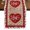 Brown, variant on Table Runners 60 Inches Long Dress Scarves, Valentine's Day Farmhouse Kitchen Table Runner, Small Coffee Tablerunners, Red Love Heart Roses Romantic Vintage 13x60 Inch