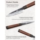 thumbnail image 4 of Cuchillo de Cocina HOSHANHO 3.75" Acero Japonés de Alto Carbono, 4 of 6