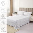 thumbnail image 3 of Floral Queen Sheets Soft Breathable Microfiber Vintage Printed Bed Sheet Set Deep Pocket Fitted Sheet Included Flower Pattern, 3 of 9