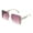 Pink, variant on Women Sunglasses Rectangle Shape Frame Cool Style No Rim Smooth Anti-UV Block Sunlight Vacation Beach Spectacles Outdoor Eyewear