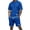 Royal Blue#1053BB, variant on Hearthz Mens Short Sets 2 Piece Outfits Waffle Knit Men's Shirt and Shorts Set Athletic Short Sleeve Summer Tracksuits Casual Set Light Gray XL