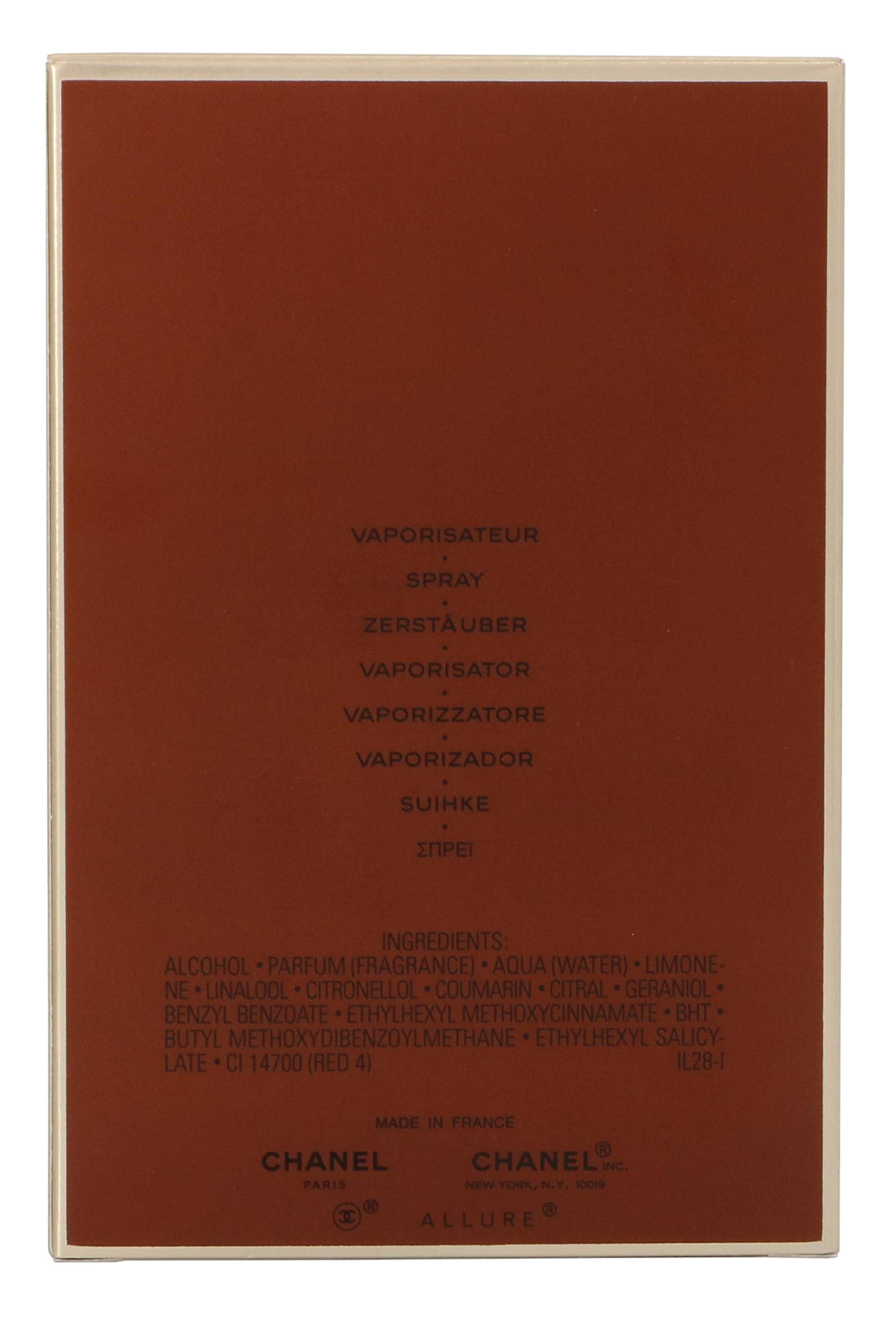 【未開封】CHANEL ALLURE100 CHANEL ALLURE HOMME for Men Cologne 3.4oz / 100ml EDT Spray NEW IN