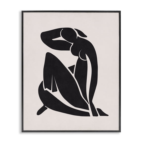 Stupell Industries Modern Black Framed Giclee Art, 11 x 14, by Nataly White