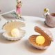 thumbnail image 2 of Shell Pearl Light Led Accent Lamp Portable Nightlight - white dontodent, 2 of 5