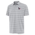 thumbnail image 2 of Men's Antigua Gray Houston Texans Big & Tall Tunnel Polo, 2 of 3