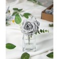 thumbnail image 5 of Deago 25 Pcs Artificial Flowers Real Looking Foam Fake Roses with Stems for DIY Wedding Bouquets Bridal Shower Centerpieces Party Home Decorations (Gray), 5 of 6