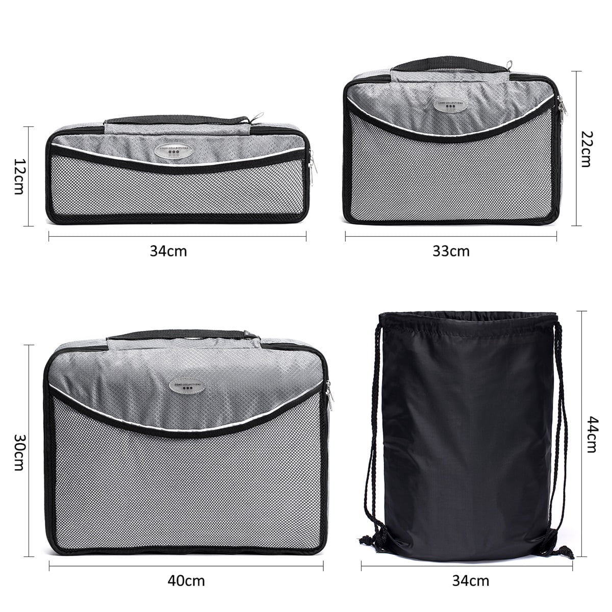 Travel Packing Cubes 5Pcs Travel Organizer Bag Luggage Organizer Clothes Packing Bag Travel Suitcase Underwear Packing Bag