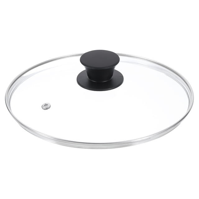 Uxcell 1 Pack Universal Lid for Pot Fit 8.5 Inch Cookware, Replacement Glass Pan Lids