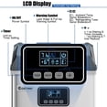 thumbnail image 3 of Máquina de hielo COSTWAY para encimera, 48 libras/24 h, acero inoxidable, 3 of 9