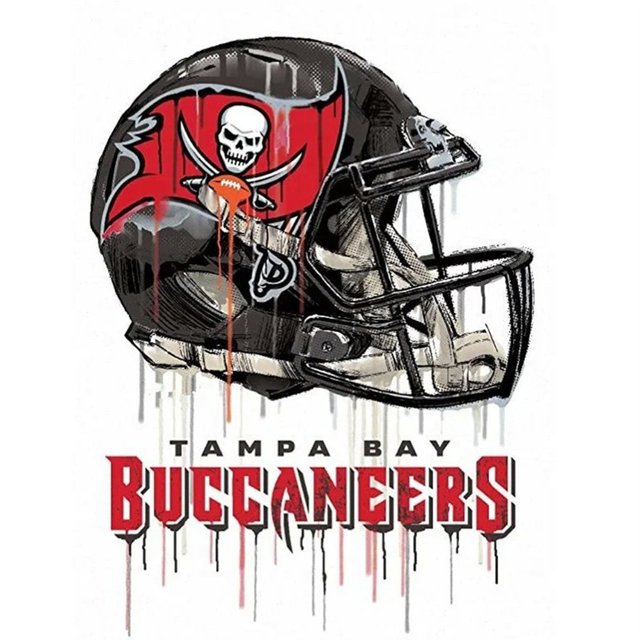 Cuadros Decorativos Tampa Bay Buccaneers 5D DIY Full Round Drill Diamond Painting Home Decor (A2556) Wdftyju de costura negro 4 estilos
