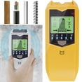 thumbnail image 1 of Stud Finder Sensor 5 in 1 Battery Operated SH402 Wall Scanner Detector Portable Electronic Detector with LED Display and Audio Alarm Handheld Stud Detector for Wood AC Wire Metal, 1 of 10