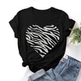 thumbnail image 1 of Meichang T-Shirts Graphiques pour Femmes, T-Shirts de la Saint-Valentin, T-Shirts Imprimés Drôles, Manches Courtes, Col Rond, 1 of 3