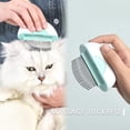 thumbnail image 2 of Cat Brush Set, Cat Brush for Shedding and Grooming, Pet Massage Comb (Green), 2 of 6