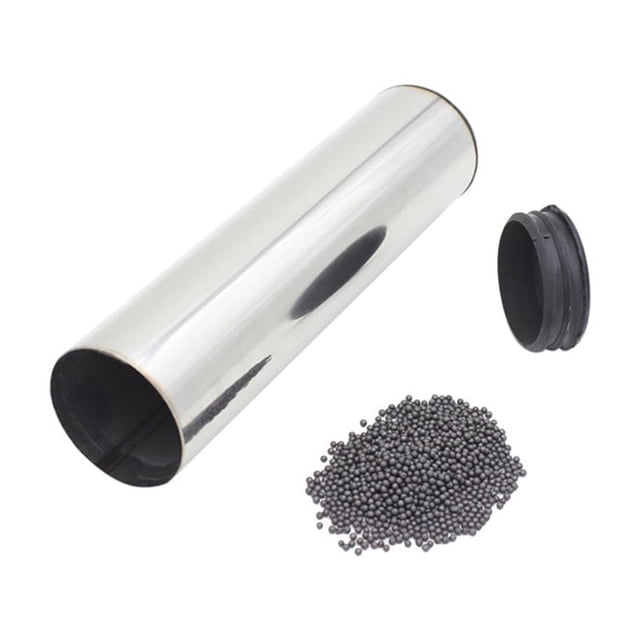 Agitador de material acero inoxidable Percusión Instrumentos musicales Plata