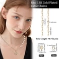 thumbnail image 2 of DIY Chain Bracelet Necklace Making Kit Including Brass Paperclip Chains & Lobster Claw Clasps 304 Stainless Steel Jump Rings Real 18K Gold Plated, 2 of 5