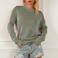 thumbnail image 2 of WEAIXIMIUNG Pull-Over Décontracté à Col Rond et Manches Longues pour Femmes, 2 of 5