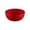 Red/ Strawberries, variant on Round Plastic Cereal Bowl, 38 Ounce Daisies Etched Decorative Design, Kitchen Tableware for Breakfast Fruit Snack Storage
