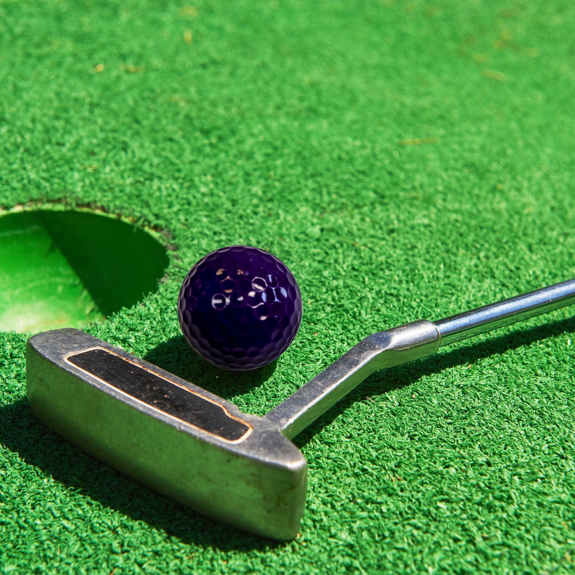 Purple Golf Balls – 12 Pack – Vibrant Color Golf Balls by GBM Golf