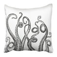 thumbnail image 1 of BOSDECO Tentacles in Rough Wood Cut Style Each Is Separate and Can Be Rearranged Coloured As Desired Pillowcase 20x20 inch, 1 of 1