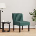 thumbnail image 1 of vidaXL Chaise Pantoufle en Velours Vert Foncé, 1 of 5