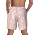 thumbnail image 4 of Balery Rabbit Sunflower Mens Swim Trunks Swim Shorts for Men Quick Dry Inseam Beach Shorts with Compression Liner Pocket-Medium, 4 of 9