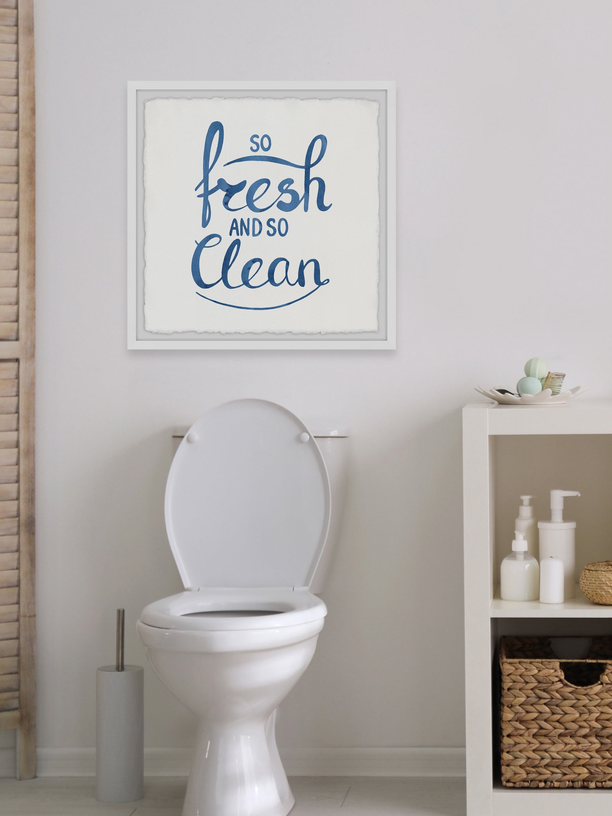 Marmont Hill So Fresh and Clean Framed Wall Art
