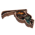 thumbnail image 4 of Cat Tabletop Decoration, Mountain Scenery Design Cat Ornament Boxwood Widely Applicable  For Bar, 4 of 8
