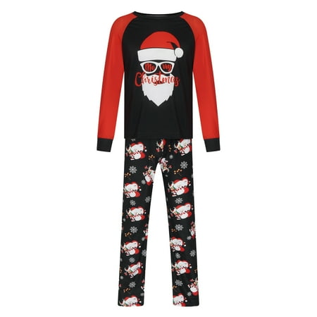 

Matching Family Christmas Pajamas Set Christmas Pjs For Family Set Red Plaid Top And Long Pants Sleepwear Sets family matching pajamas