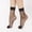 Black, variant on Womens Sheer Socks Shade Sock Lace Ankle Socks Women Casual Dress Socks Mesh Socks Glitter Socks Sheer Socks Pointelle Socks Ankle Nylons Transparent Socks Silver G
