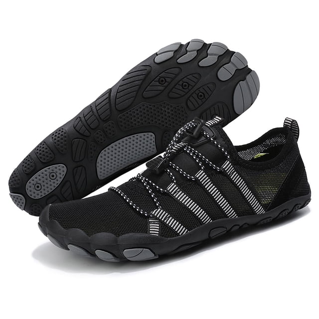Zapatos de agua para surf y snorkel zapatillas transpirables con cinco dedos para vadear zapatos acuáticos de secado rápido para hombres y mujeres
