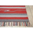 thumbnail image 4 of Nourison Baja Tribal Grey/Red 3'6" x 5'6" Area Rug, (4x6), 4 of 9