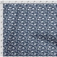 thumbnail image 4 of Soimoi Floral Print,Cotton Cambric, Quilting Fabric Sold by The Yard 42 Inch Wide, Medium Weight Cotton Fabric, SewingSupplies,Blue & White, 4 of 5