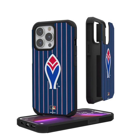 Atlanta Braves Arrow Logo iPhone Pinstripe Cooperstown Design Rugged Case