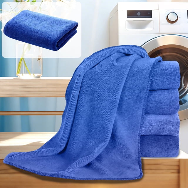 Ohmyroo 12x28 In High-Density Thick Fleece Towel for Home Use Soft Absorbent Purified Washcloth Needs