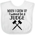 thumbnail image 3 of Inktastic Future Judge Gavel Job Gift Boys or Girls Baby Bib, 3 of 4