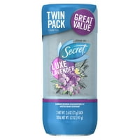 Sec+G6:BG6ret Fresh Antiperspirant and Deodorant Clear Gel Luxe Lavender, 2x 2.6 Oz. (Twin Pack)