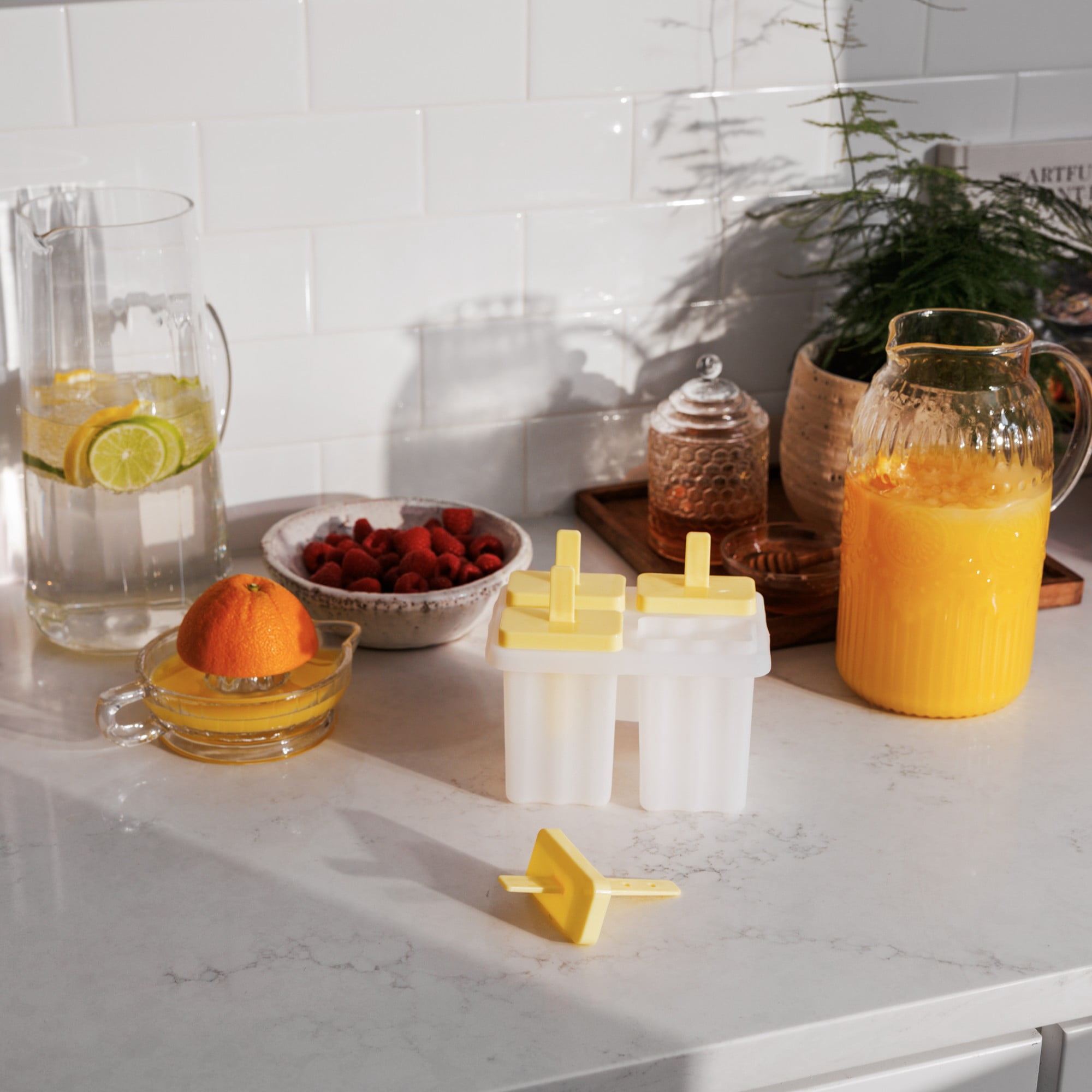 Thyme & Table Silicone Ice Pop Mold - Yellow