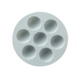 thumbnail image 1 of Molde de silicona para fútbol de 7 copas, 15,6 x 2,1 cm, -40 ~ 230 ℃, para pasteles, chocolate, gelatina, hielo, jabón y repostería, 1 of 1