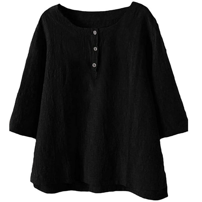 JINMGG Womens Tops Clearance under $5 Women O-Neck Solid JINMGG Womens Tops Clearance under $5 Women O-Neck Solid