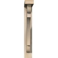 thumbnail image 2 of Ekena Millwork 3 1/2"W x 20"D x 24"H Olympic Block Smooth Bracket w/ Offset Brace, Douglas Fir, 2 of 25