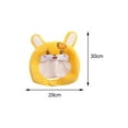 thumbnail image 3 of Gorro de conejo de peluche, diadema ligera, gorro suave y cálido, gorros de animales para accesorios de fotos, accesorios de disfraces, suministros , AMARILLO Salvador Gorro de conejo de peluche novedoso, 3 of 10