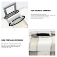 thumbnail image 6 of Multi-Size Suitcase Protective Cover Full Range Double Stitching Invisible Zipper For Travel Business Ivory Checked Hand-Drawn Sketch_3 Medium, 6 of 8