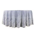 thumbnail image 2 of Premium Lace Round Tablecloth Table Linens - Wedding Reception Party Home Dining Wholesale Decorations, 2 of 8