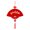 Red, variant on Ruanlalo Chinese New Year Decoration Red Fu Character 3D Fan Shaped Hanging Pendant with Tassel for Spring Festival Wall Window Decor