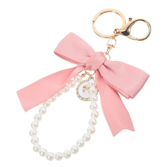 Bow Keychain Accessory Keys Rings Keychains Lovers Girl Pink