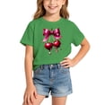 thumbnail image 2 of RMGVDSD Girls T Shirts Summer Short Sleeve Graphic T-Shirt Casual Loose Fit Tees Shirts for Kids Tops Fashion Clothes 8-10 Years, 2 of 5