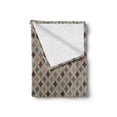 thumbnail image 2 of Geometric Soft Flannel Fleece Throw Blanket, Antique Eastern Pattern Oriental Style Moroccan Influences, Cozy Plush for Indoor and Outdoor Use, 50" x 60", Tan Brown Sage Green, by Ambesonne, 2 of 6