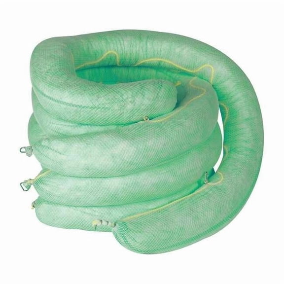 Condor Absorbent Boom,Gray,65 gal.,PK4 35ZR59